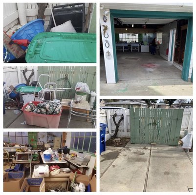 Take back your garage! Yard clean-out, garage clean-out.