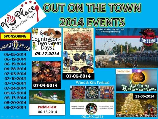 Out on the town 2014 Line-up