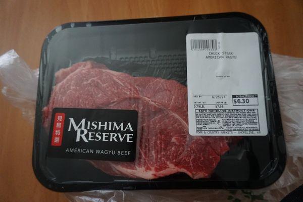 Mishima Reserve American Wagyu Chuck Steak