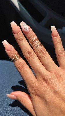 Nude ombré (right hand)