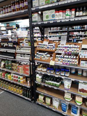 Wall of supplements