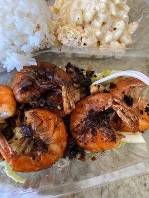 Burnt Garlic Shrimp Plate