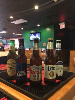 Happy hour from 4-7 domestic pints 1.50