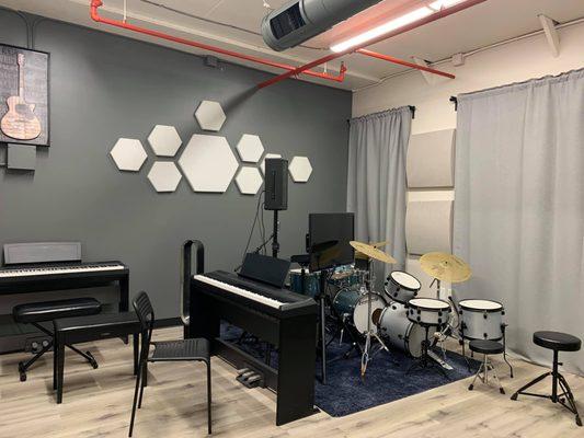 Band practice room