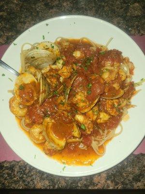 Seafood fra diavolo