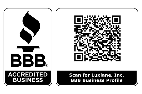 LUXLANE has been officially Accredited by the Better Business Bureau