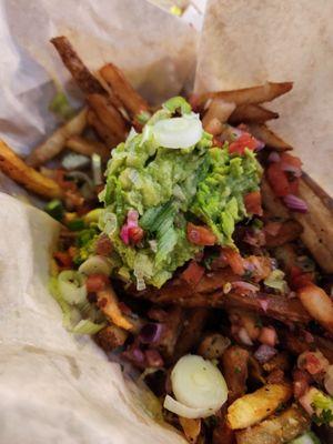 Fries only with guacamole