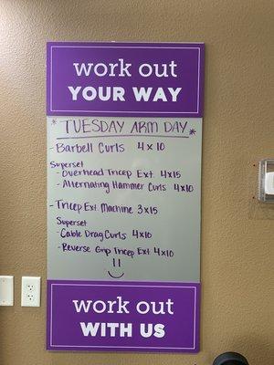 Here is your Tuesday workout !