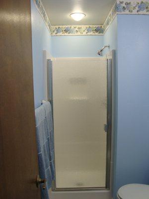 Shower stall finished