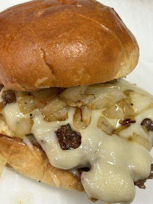 French Onion Burger