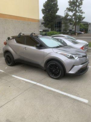 Leveling kit Toyota chr with 225/70/16 tires