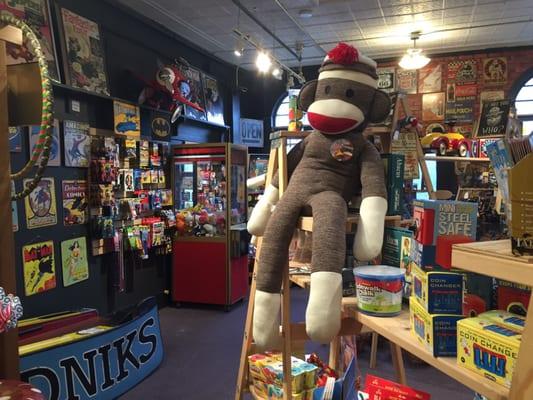 Giant sock monkey!