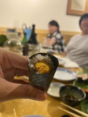 Xtra uni hand roll for me I can't have enuff of those