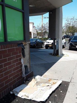 No, they have NOT installed a drive-thru. And no, it wasn't me.