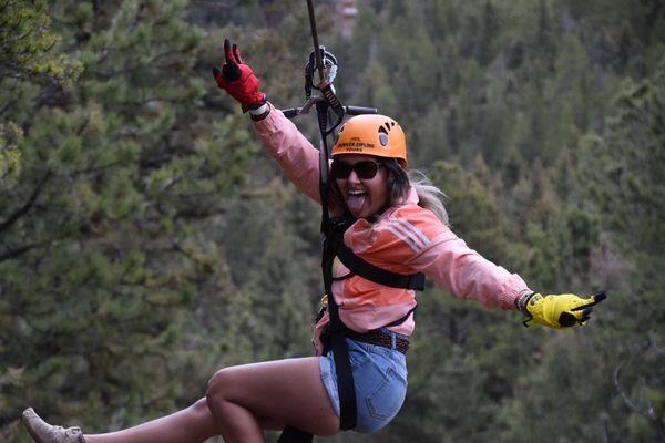 Zip line photo shoot!