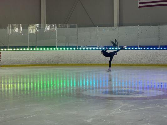 Ice rink lights