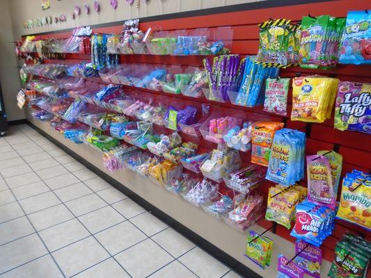 A wall full of candy!