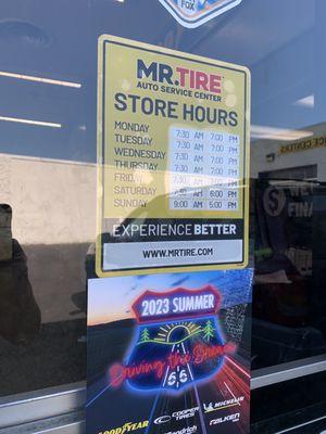 Store hours