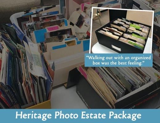 Heritage Photo Estate Package - Share your family story