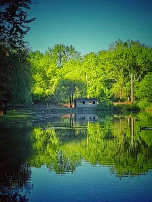 Crystal clear reflections  ezrly in the morning