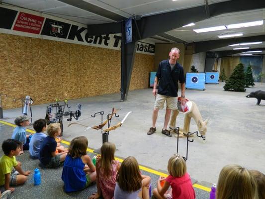 Archery lessons for all ages.