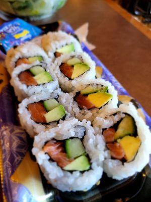 Salmon Avocado Cucumber Roll