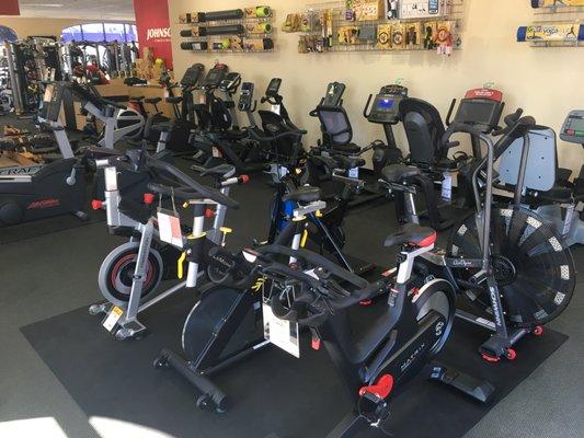 The best exercise bike selection anywhere!