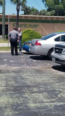 How This shop left my car after replacing my cluster. The mother standing in front of my car