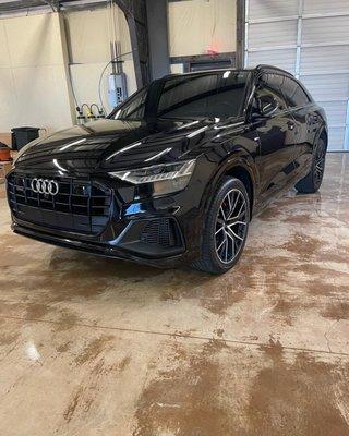 This beautiful Audi Q8 came in for some much needed TLC and protected for 4 years with our ceramic coating!