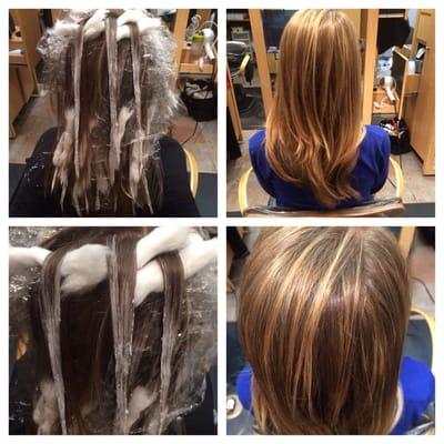 Balayage highlight service by Caitlin at Studio Branca