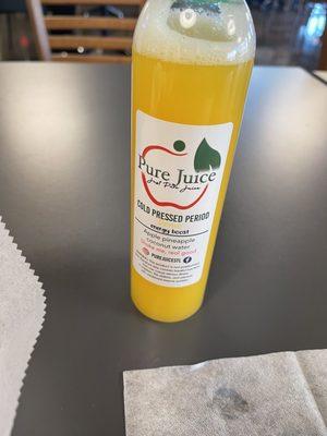 Pure Juice - Good albeit expensive at $8 for one bottle