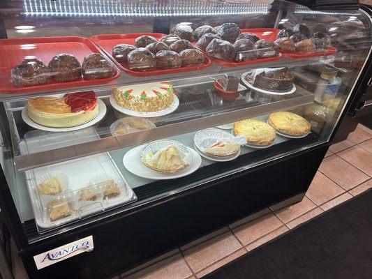 Dessert display case