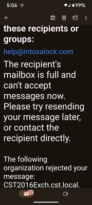 Don't bother emailing. They don't check them!!