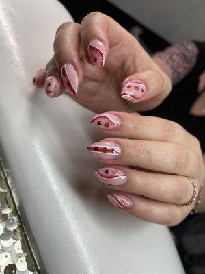 Valentine's Day UV gel set