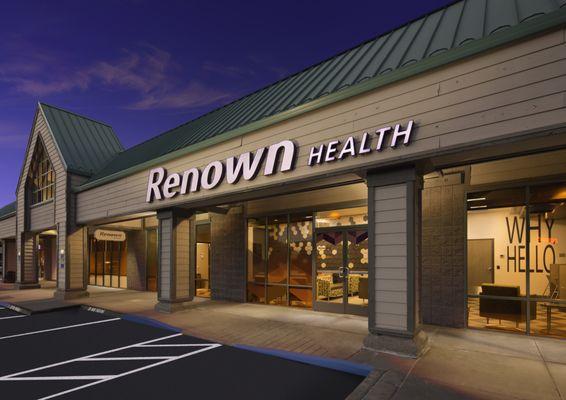 The entrance to Renown Medical Group - Caughlin