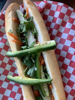 Banh mi chargrilled pork