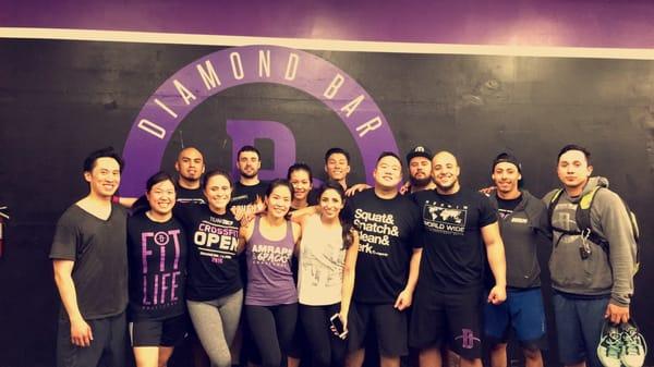 Me and the Diamond Bar CrossFit family.