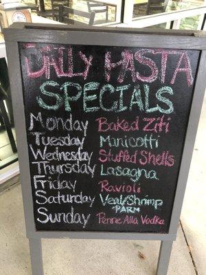 Pasta Specials Daily