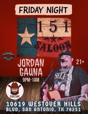 3/31/23 Jordan Gauna on stage at 9pm