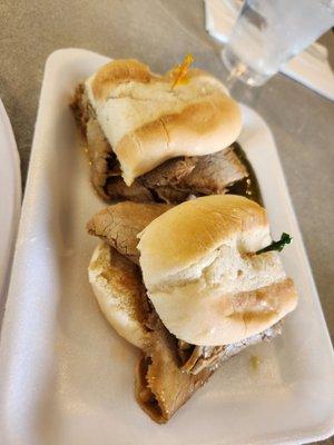 Pot Roast on a French Roll