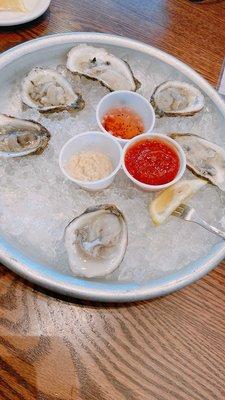 Blue point oysters