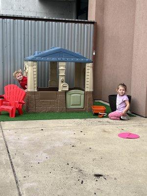 Back yard fun!