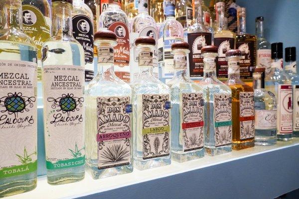 Robust list of 76 tequilas and 74 mezcals