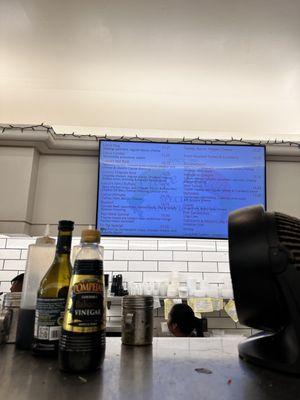 Partial Menu