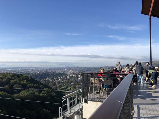 Overview of the Bay Area! You can sit outside if you get lucky enough with a seat