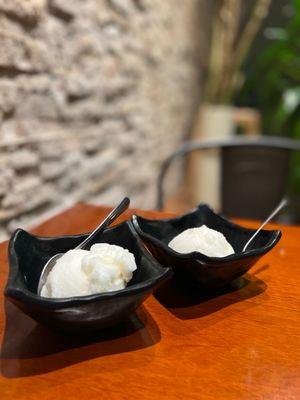 Lychee coconut ice cream