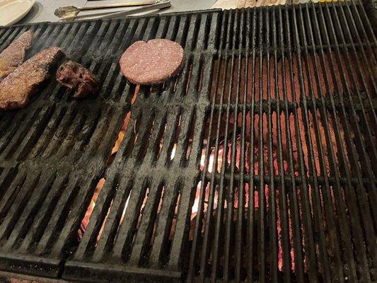 Mesquite wood fired steaks. None better.