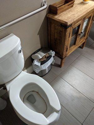 Toilet in the gym