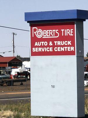 Signage at the road