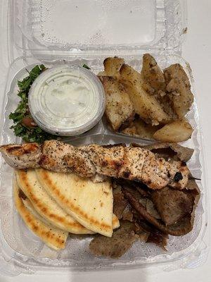 Chicken Souvlaki Plate